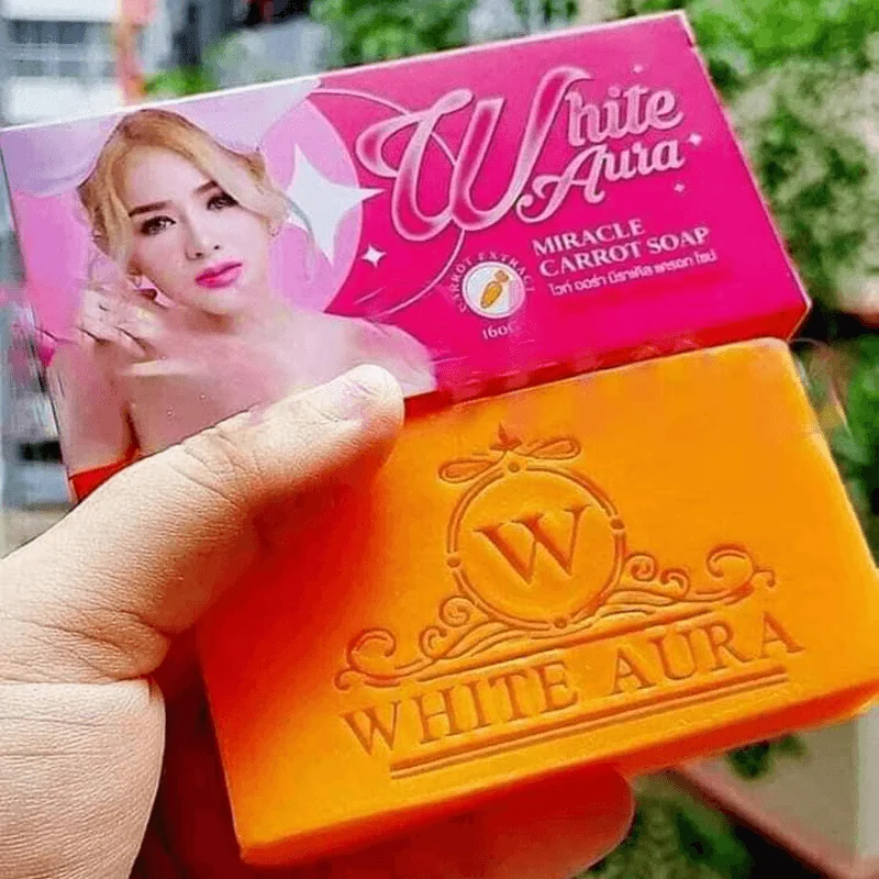 White Aura Miracle Carrot Soap – 160g