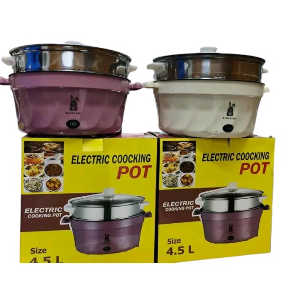 ইলেকট্রিক মাল্টি কুকিং পট - ৪.৫ লিটার (Electric Cooking Pot 4.5L)
